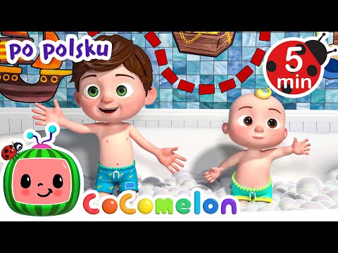 Piosenka kąpielowa | CoComelon po polsku 🍉🎶 Piosenki dla dzieci