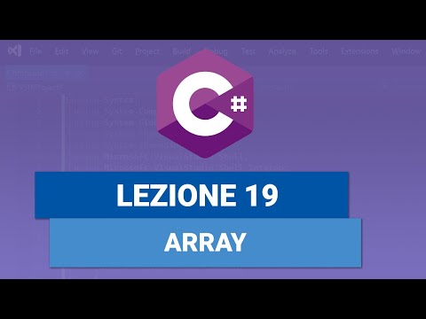 ARRAYS Explained - C# TUTORIAL ITALIAN 19
