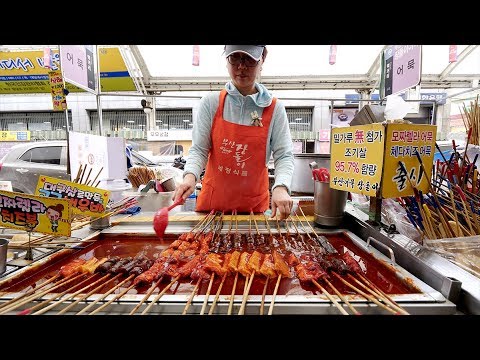 Tour autêntico de comida de rua coreana no mercado de Seomun | Daegu, Coreia do Sul