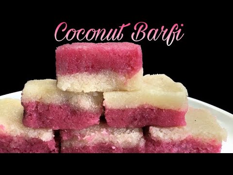 Coconut Barfi | 3 Ingredients | Easy & Delicious Dessert | Easy Barfi Recipe