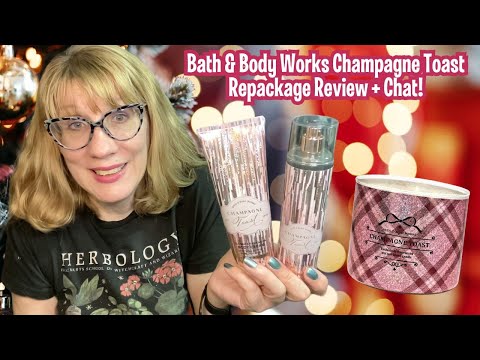 Bath & Body Works Champagne Toast Repackage Review + Chat!