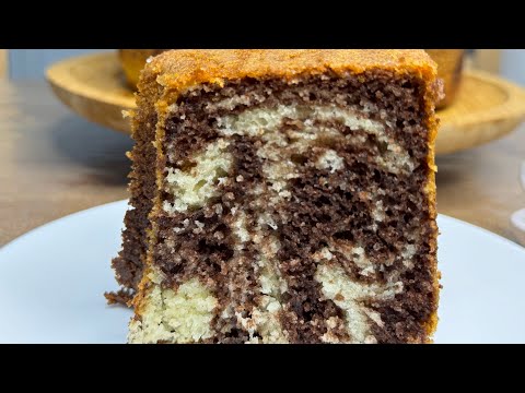 How to Make a Two-Tone Vanilla & Chocolate Cake | Step-by-Step Tutorial