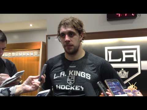 LA Kings Center Anze Kopitar vs. San Jose, December 27, 2014