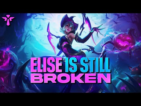 Challenger Elise Support Gameplay - 1v9 in Challenger