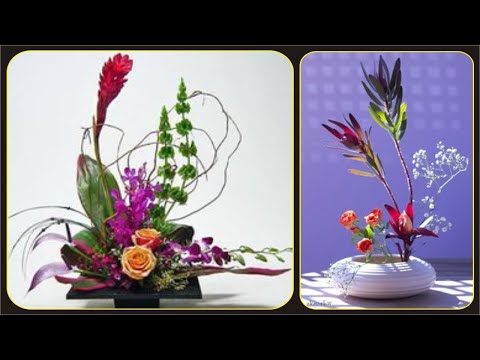Asian inspired flower arrangements
