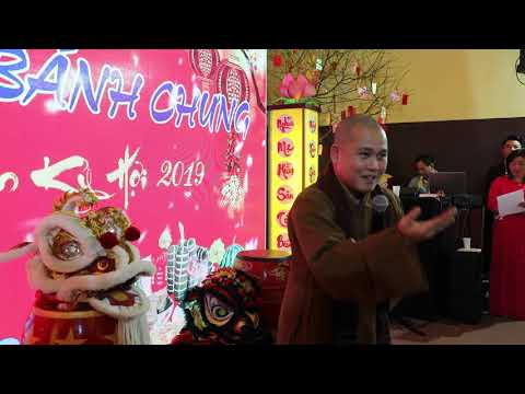 ĐẠI ĐỨC THÍCH THÔNG ĐẠT TRỤ TRÌ CHÙA PHÚC LÂM KHAI MẠC ĐÊM HỘI BÁNH CHƯNG 2019