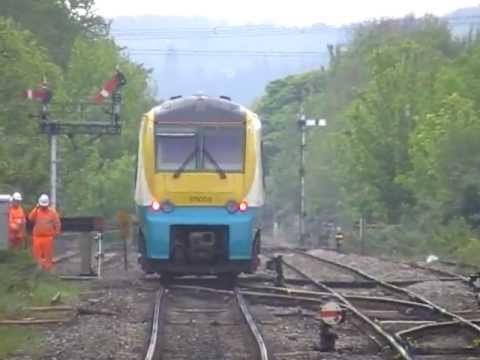 ATW 175005 speeds through Abergavenny on the WAG 2 18.5.12