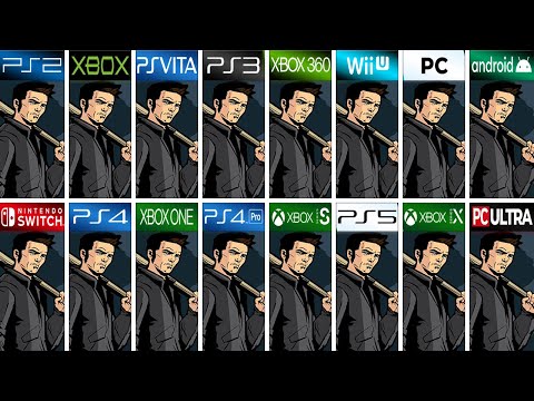 Comparing GTA 3 in All Consoles (Side by Side) 4K