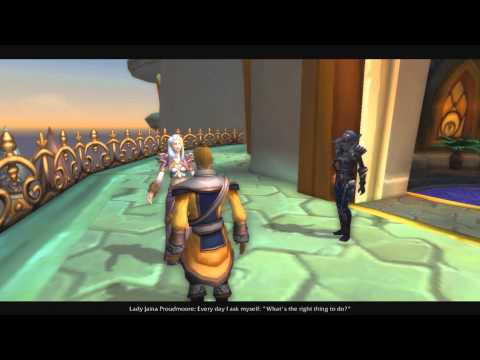 World of Warcraft: 5.1 Cutscene: Jaina and Anduin Talk in Dalaran