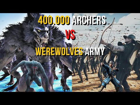 400.000 Archers vs 400.000 Werewolves - Ultimate Epic Battle Simulator 2 | UEBS 2