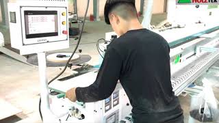 Máy Dán Cạnh Tự Động Full Chức Năng Dán 45/90 Độ Pro-900fd | Option Băng Tải Thu Hồi Ván