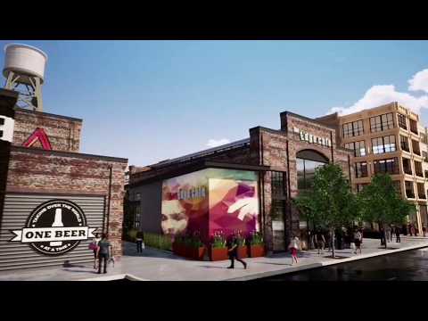 Distrito urbano do centro da cidade de Easton