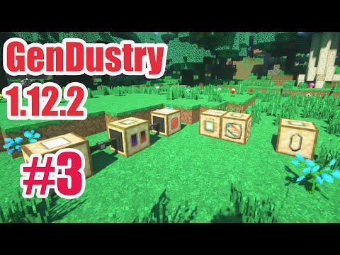 GravityCraft.net: Complete guide GenDustry 1.12.2 #3 Gene transfer, production of bees and seedlings