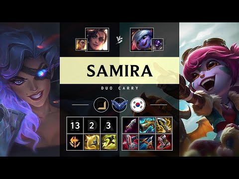 Samira ADC vs Tristana - KR Diamond Patch 25.04