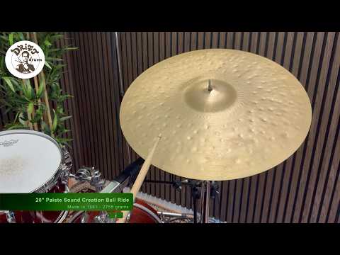 20" Paiste 1981 Sound Creation Bell Ride 2755gr (VIDEO) Bild 9