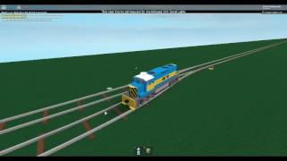 ROBLOX AWVR 777 Runaway Train The Adventure Begins: We are going right through that train.