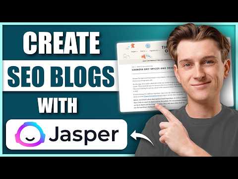 How to Write Blog Posts Fast with Jasper AI, SEO Tutorial