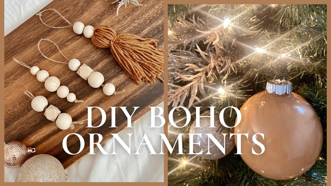 4 DIY BOHO ORNAMENTS | Pinterest-inspired Affordable Step-by-Step Tutorial! - Davina Donkor