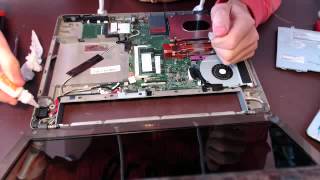 Laptop DC Power Jack Repair Toshiba E105-s1802 E105 Satellite socket port replacement