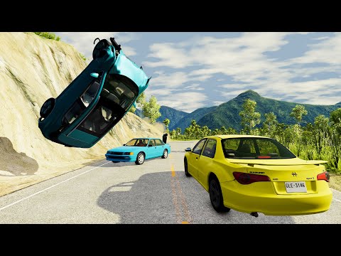 Crazy Slo-Mo Crashes #3 - BeamNG Drive
