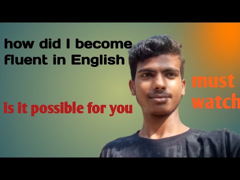 👉How did I become fluent in English😱! it's possible for you 🤔! must watch this video! you🤔 get know