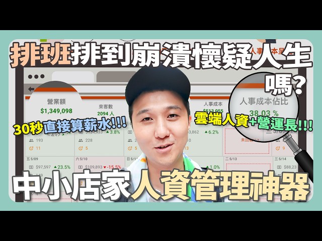 店長一試成主顧！餐飲排班救星Aibou Crew開箱分享！打卡、排班、發薪一次搞定