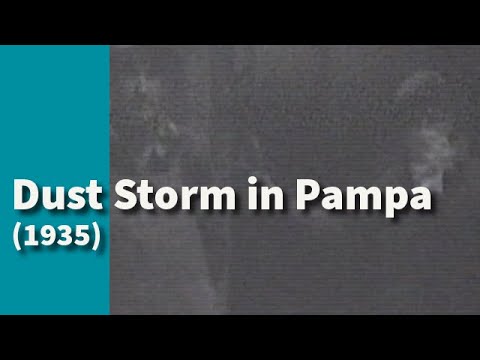Historic Dust Storm in Pampa, Texas