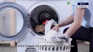 How to Fix Dryer Not Heating & Drying After the End of Washing Cycle? | Electrolux TH