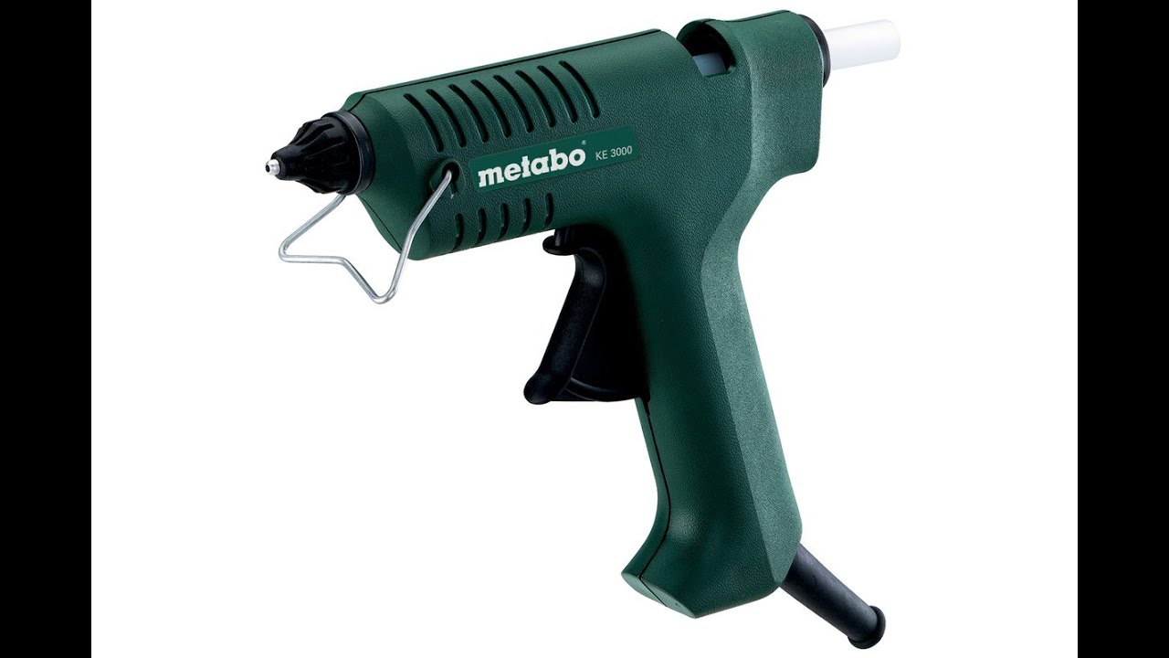 Metabo KE 3000 пистолет за лепене 200W ø11mm – видео