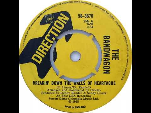 UK New Entry 1968 (215) The Bandwagon - Breakin' Down The Walls Of Heartache