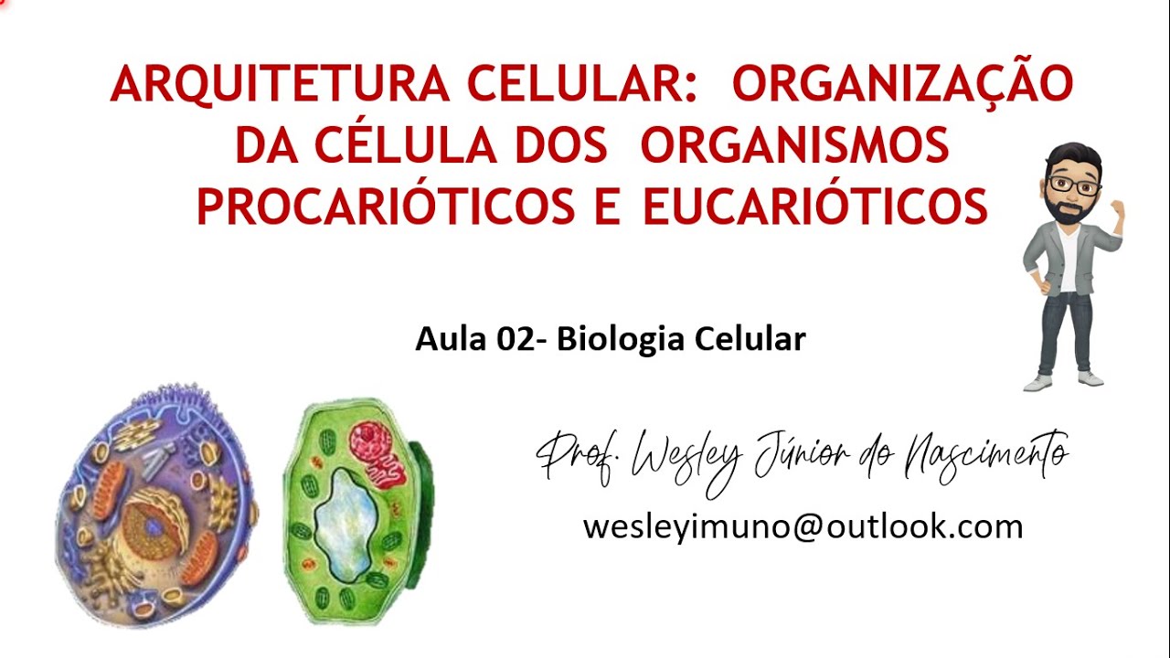 Biologia Celular - Ensino Superior-Aula 02: Arquitetura e Organização Celular