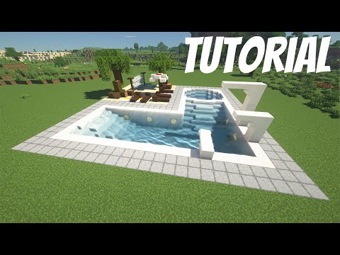 Minecraft Tutorial: How to Build a Large Swimming Pool