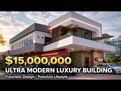$15,000,000 Ultra-Modern Luxury Building 😍 | Next-Level Architecture & Design