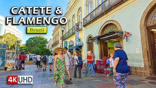 🇧🇷 Lively Streets of Rio — Catete to Flamengo Walk 【 4K UHD 】