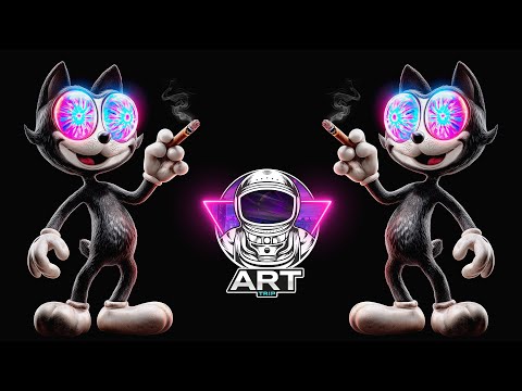 Boris Brejcha Style @ Art Of Minimal Techno | Trippy Cat Journey By Patrick Slayer