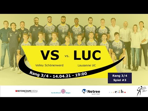 Volley Schönenwerd vs Lausanne UC, Rang 3/4 NLA 2020/21