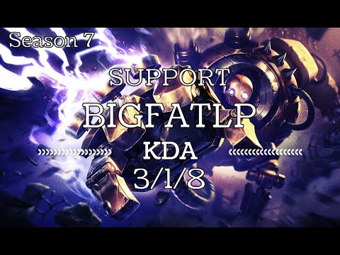 Bigfatlp - Blitzcrank vs Janna - NA - Gameplay Highlight 7.19