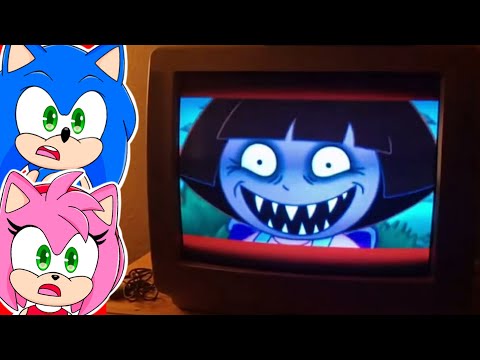 Sonic and Amy react to Sora AI Lost Episode Analog Horror Compilation