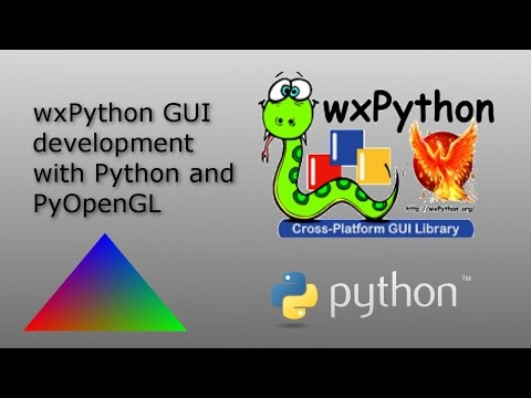 wxPython GUI and PyOpenGL - 05 - basic shaders
