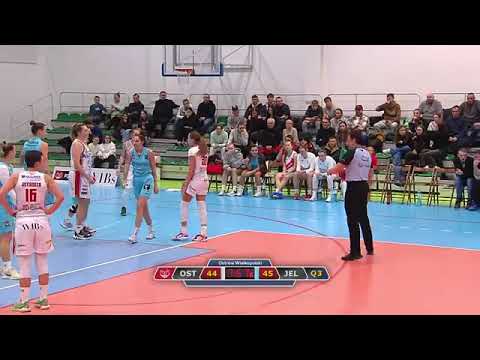 ÓSMA WYGRANA ISANDS WICHOŚ JELENIA GÓRA W 1 LIDZE W SEZONIE 24/25 Z KS BASKET OSTROVIA - 3KW.
