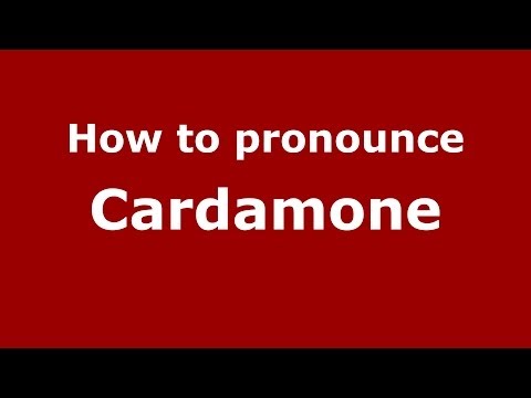 How to pronounce Cardamone (Italian/Italy) - PronounceNames.com