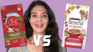Dog food review: Purina One vs Purina Beneful