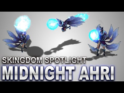 Midnight Ahri Skin Spotlight | SKingdom - League of Legends