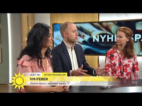 Zlatan hånas i utländsk media "Tror folk störs sig" - Nyhetsmorgon (TV4)
