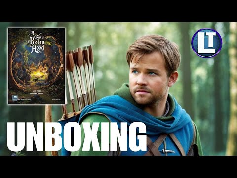 A Gest of Robin Hood Board Game Unboxing