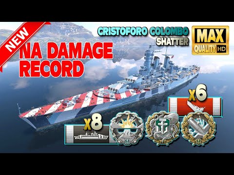 Cristoforo Colombo: New NA damage record - World of Warships