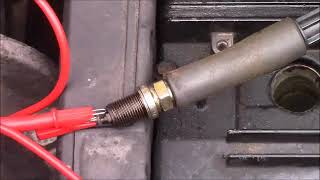 Land rover freelander coil packs and coil on plug shroud spark plug removal & testing for spark