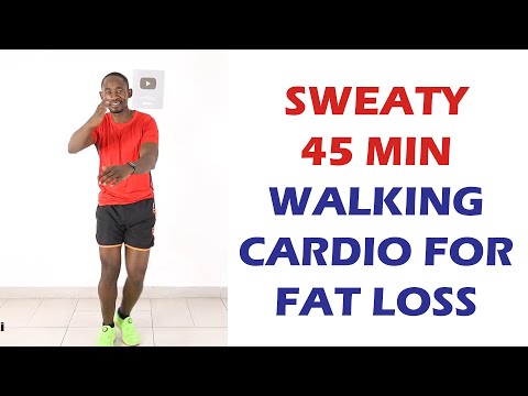45 Minute Intense Running Workout at Home for Slimming 400 Calories