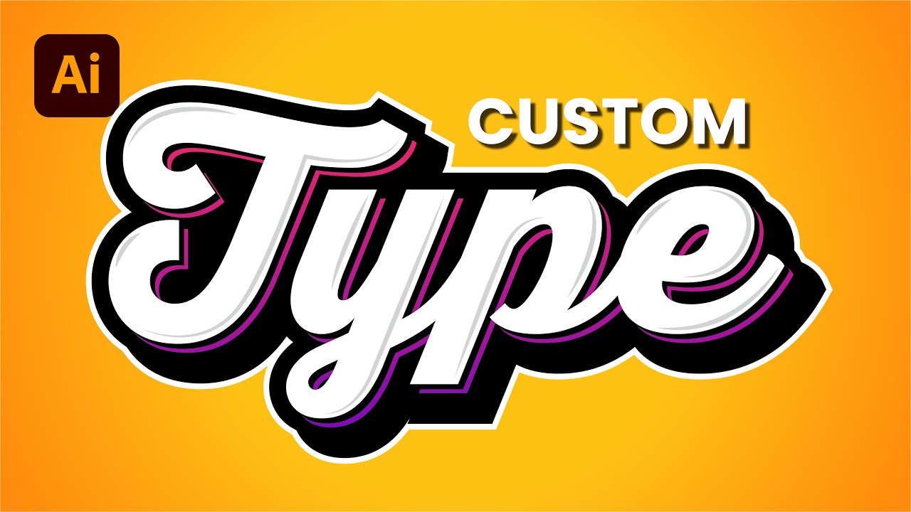 Custom Typography Tutorial in Illustrator