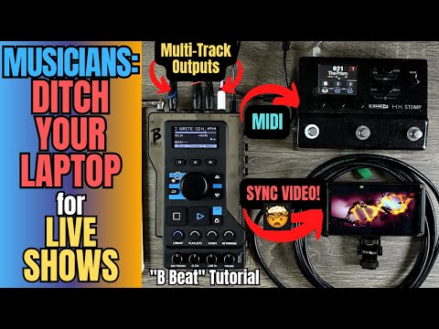 Tracks/MIDI/Video/Etc WITHOUT A LAPTOP 🤯 "B Beat" - Full Tutorial